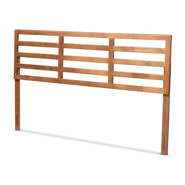 Baxton Studio Akemi Modern and Contemporary Ash Walnut Finished Wood King Size Headboard 182-11107-Zoro - main